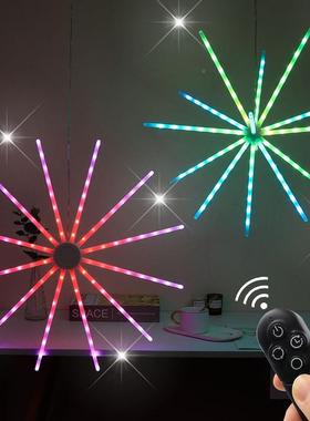 RG户B彩太阳风扇灯室幻内酒店厅外装饰灯创意爆炸餐造型灯-F-14le