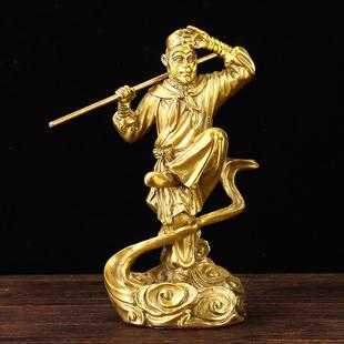 铜孙行摆件铜齐天大圣件铜孙悟悟空摆件390者筋摆斗云孙空