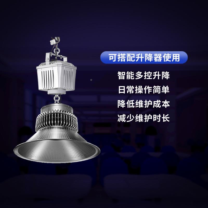 led鳍片工矿灯HDG厂房场仓库球商吊场灯工厂业车工间节能吊灯照明