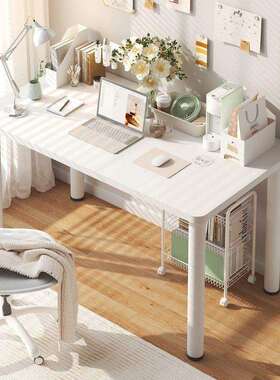 床边电脑桌习书桌学写字台简易子出租TJO屋房卧室桌办公桌圆角租