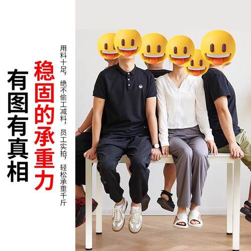桌办电脑桌台式家用公桌简约现YIU代卧室书桌学生室办公简易工作