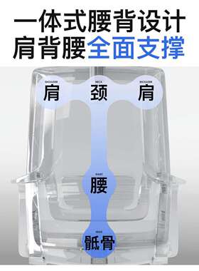 现代10801简约办公降转椅职面员椅办公室座椅升旋转人体工网学靠