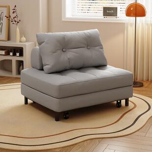 坐躺两沙发贵妃躺椅小用型公寓客户厅NGP可伸缩收纳可人折叠懒沙