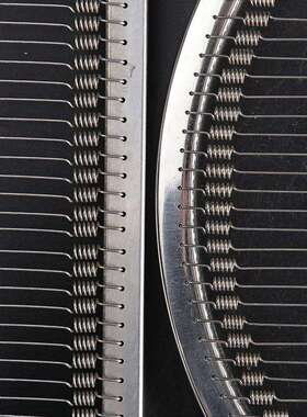 烧烤网韩圆形锈不钢弹簧烤网细钢丝商用式炭火烤丝肉网烧烤网JKB