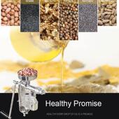 花籽不锈用小型手摇榨油机核钢桃花生芝麻手动压葵榨ew628252机家