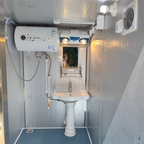 户外不锈钢整体淋浴房洗澡间室外一体式成品农村院子简易移动淋浴