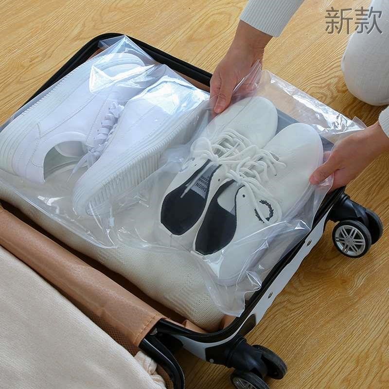 鞋子收纳袋装鞋子的防尘袋旅行鞋包防潮透明密R封袋家用鞋罩套新