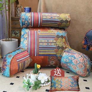 美式 床头靠枕大靠背垫护腰护颈腰靠垫飘窗台沙发孕妇喂奶老人靠背