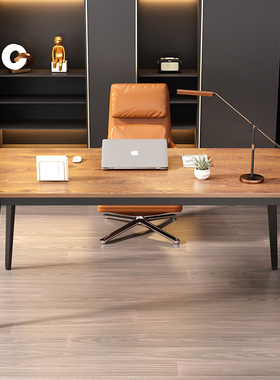 简易电脑桌钢木书桌办公桌简约现代双人经济型台式桌子家用写字台