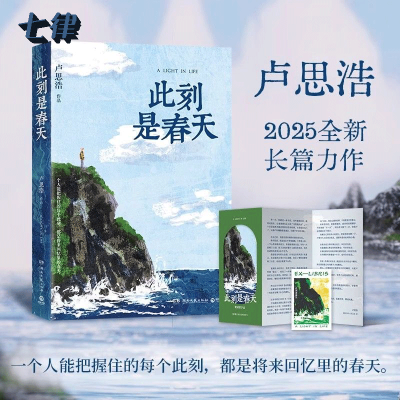 【官方正版】此刻是春天卢思浩2025新书长篇力作搭漫长的旅途愿有人陪你颠沛流离你也走了很远的路吧文学书正版现货速发卢思浩的书