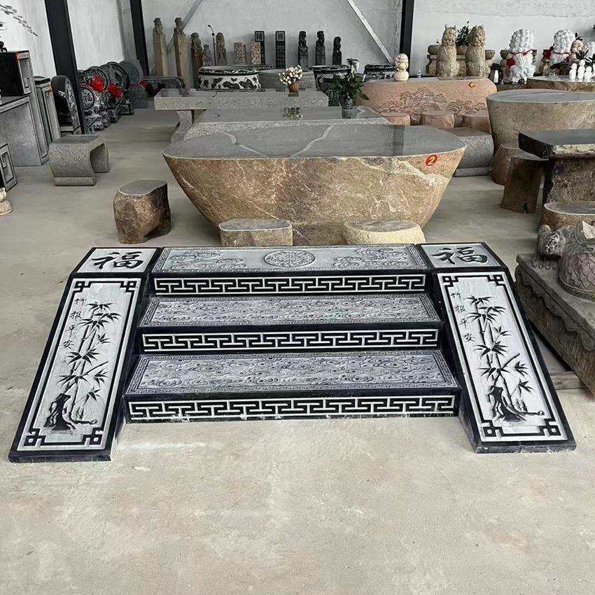 石雕台阶石祥云中式庭院门厅阳台浮雕仿古庭院门口踏步石厂家,3C数码配件,USB灯,淘宝优惠券,粉丝福利购,淘宝优惠卷