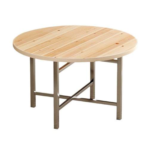 加厚大圆桌面实木圆桌子台面家用酒店可折叠杉木圆桌面板圆形餐桌