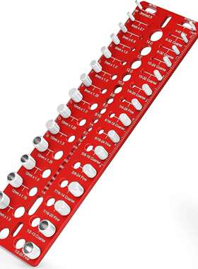 30孔螺丝规蓝色色2合一螺丝测量规公子规2-in-1ThreadCh