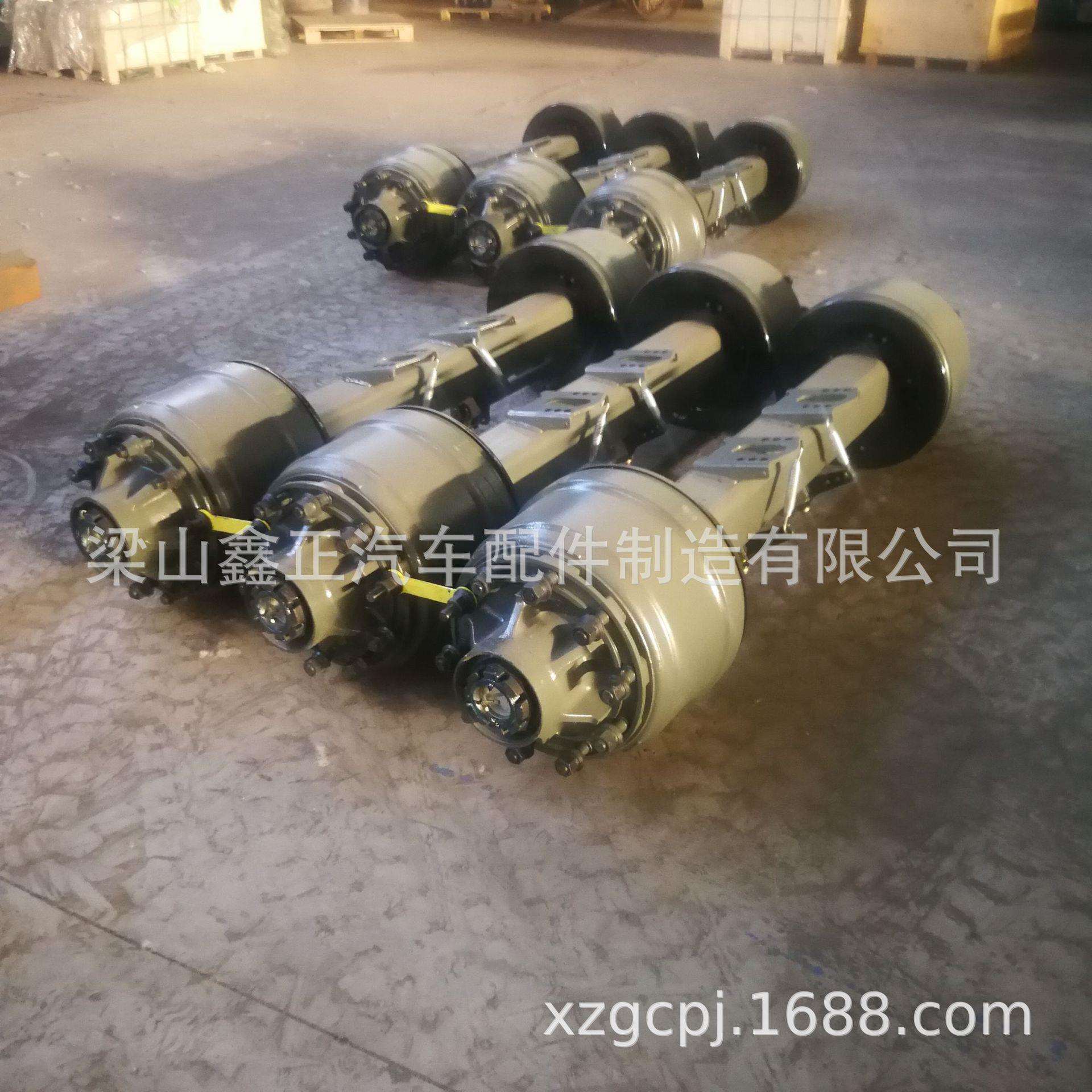 挂车车轴拖车车桥半挂车美式车桥德式重型车轴美式半挂车配件