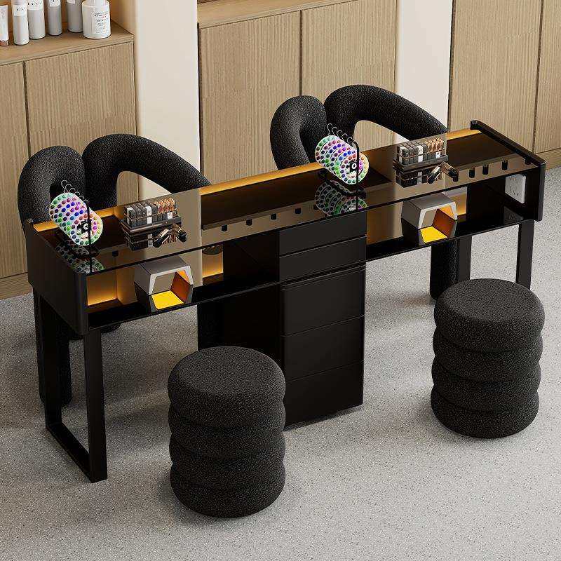 美甲桌全实木岩板奶油风美甲台桌椅套装日式单人双人修甲店玻璃,模玩/动漫/周边/娃圈三坑/桌游,模型制作工具/辅料耗材,淘宝优惠券,粉丝福利购,淘宝优惠卷