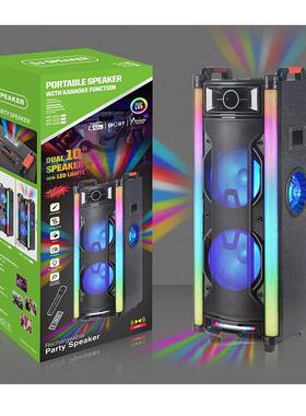 MT-1023双10寸喇叭广场舞无线连接厂家热款爆款