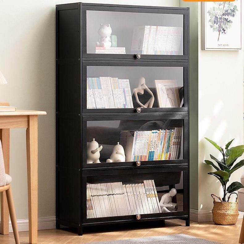 书架置物架落地简易家用书柜带门防尘储物柜客厅置物柜靠墙收纳柜,3C数码配件,USB灯,淘宝优惠券,粉丝福利购,淘宝优惠卷