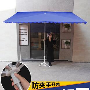 遮阳伞斜伞店铺商用商铺门前大型太阳伞户外摆摊四方折叠防晒雨棚