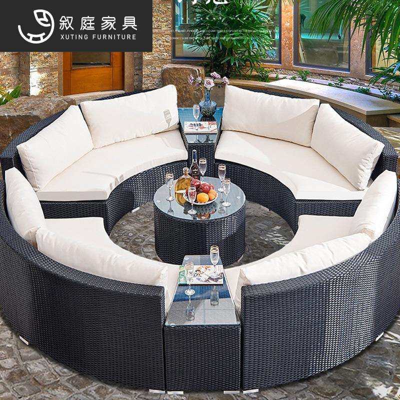 户外阳台藤椅组合套装户外藤编沙发庭院花园客厅休闲藤椅藤艺沙发,模玩/动漫/周边/娃圈三坑/桌游,模型制作工具/辅料耗材,淘宝优惠券,粉丝福利购,淘宝优惠卷