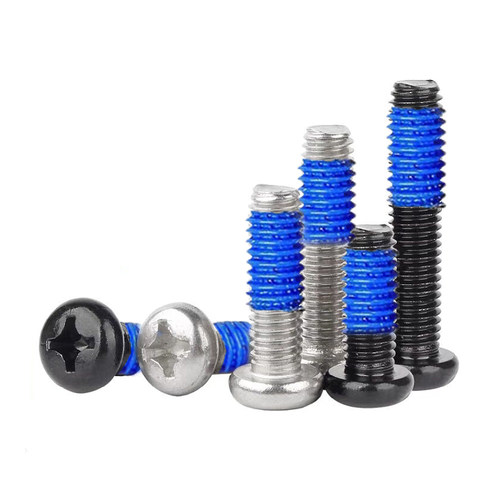 304不锈钢十字圆头点胶螺钉