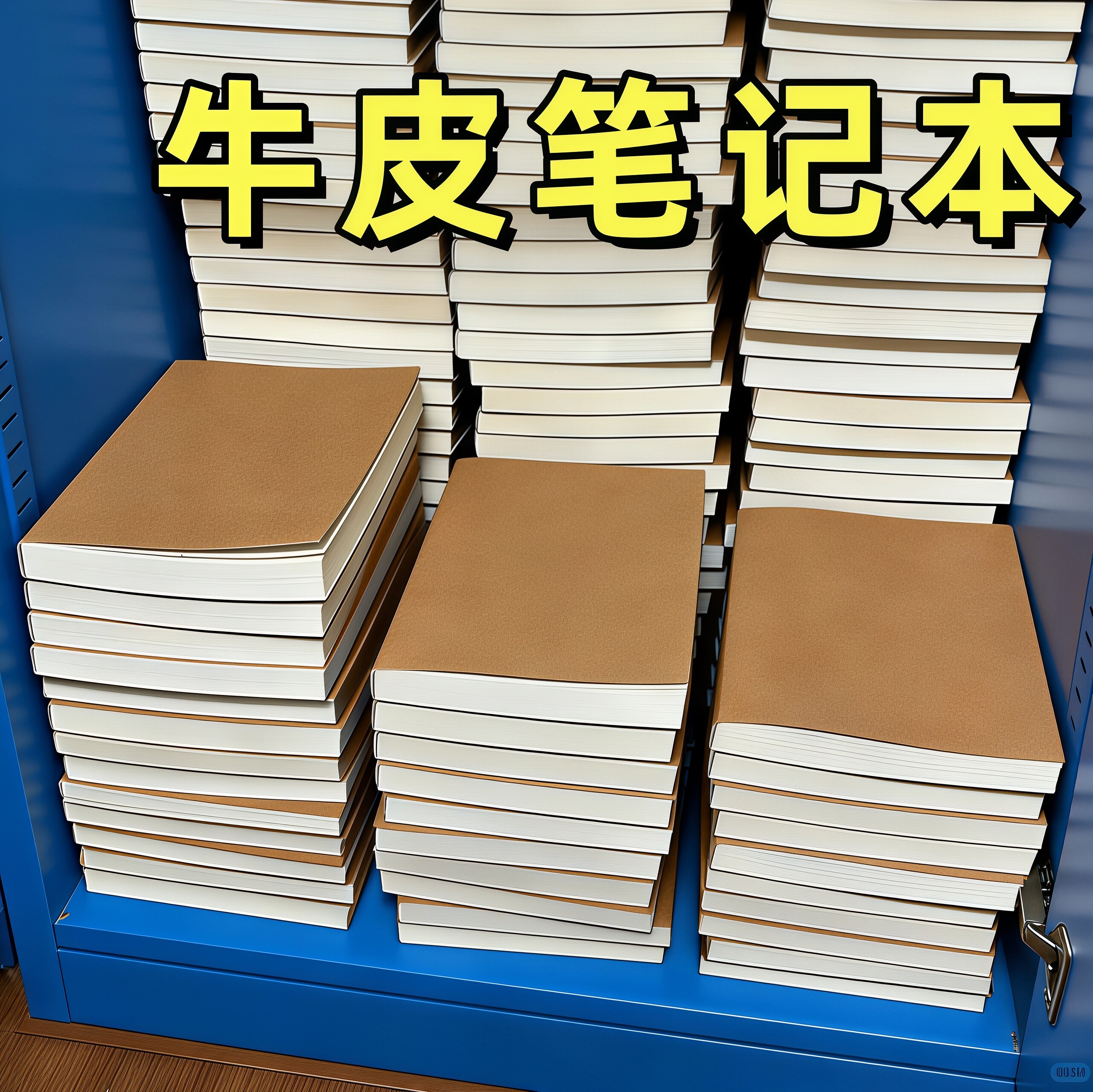 复古牛皮纸A5加厚横线草稿本