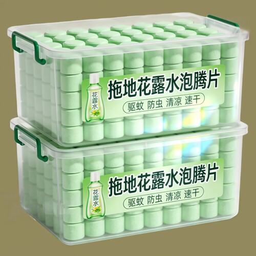 高浓缩拖地花露水泡腾片留香去污