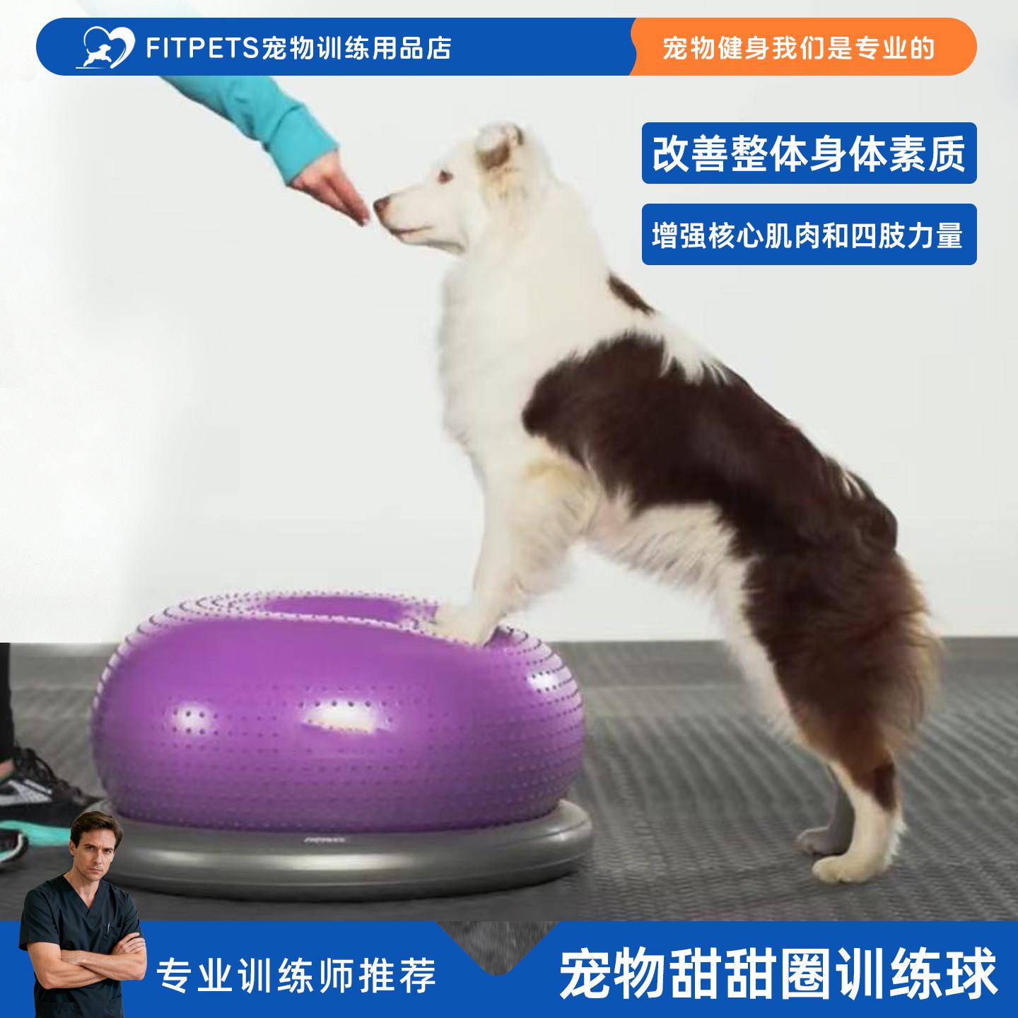 犬狗专用健身DONUT甜甜圈球复健康复训练核心肌肉萎缩后肢力量