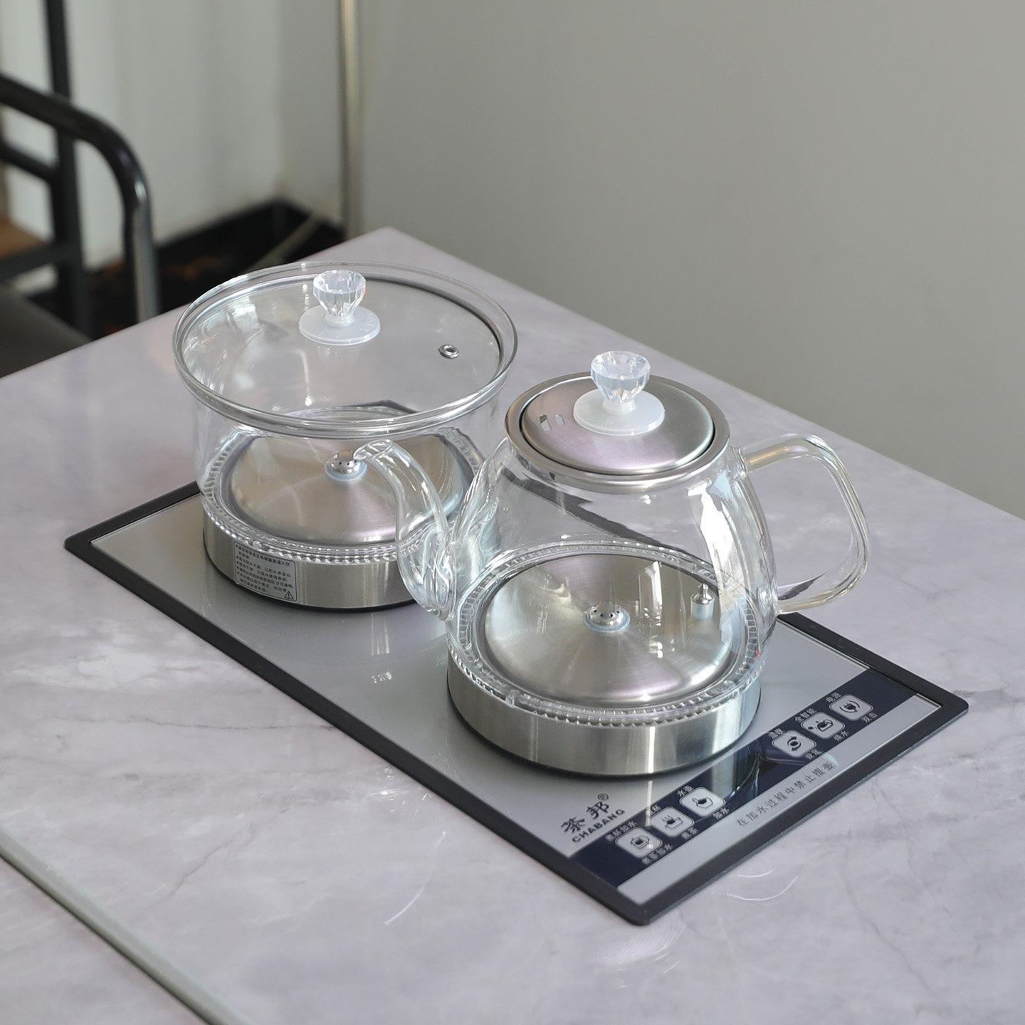 茶邦烧水壶全自动上水茶台嵌入式热水壶茶桌抽水烧水一体泡茶专用