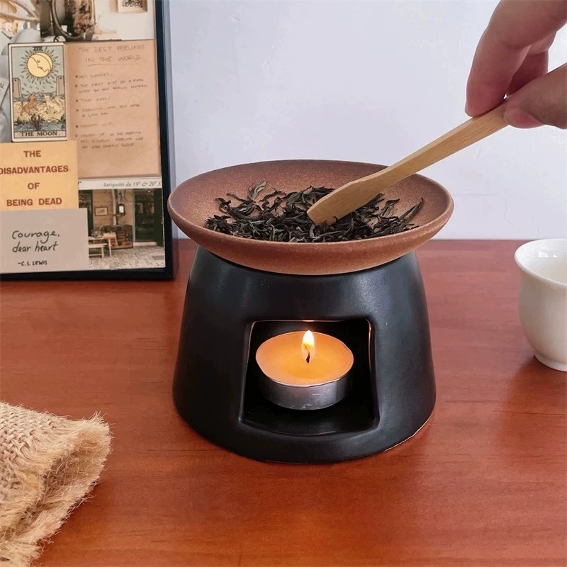 【可以干烧】手工粗陶烘烤炉烤茶炉烤雪松扩香炉香熏炉子烤香粉炉