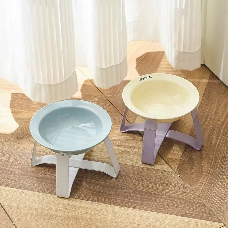 韩国BD碗飞碟碗宠物陶瓷碗猫碗