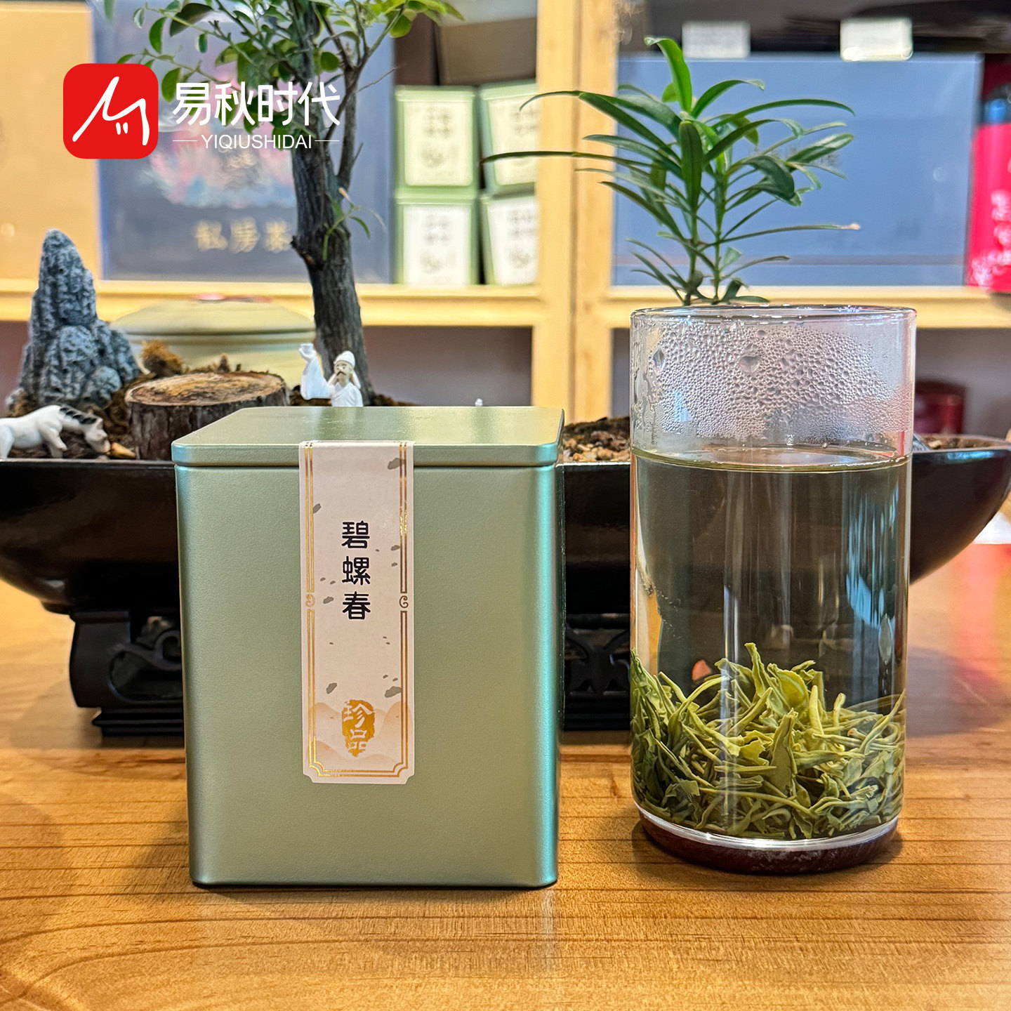 易秋时代四川碧螺春炒青绿茶茶叶