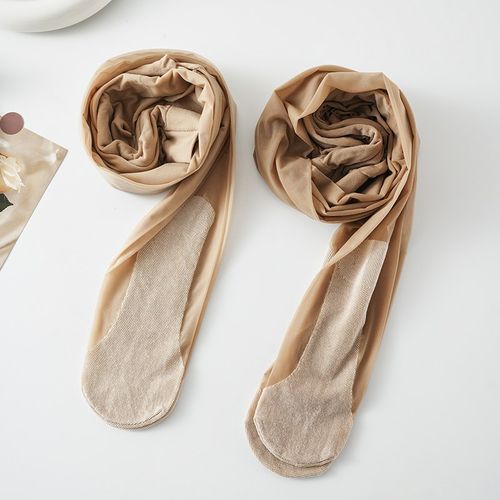 肉色防滑丝袜连裤袜脚尖防顶破防勾丝光腿袜夏天肤色连裤袜不掉裆