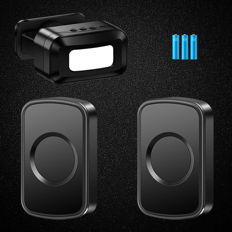 一拖二分体式欢迎光临感应器进门迎宾器门铃铛店铺开门叮咚