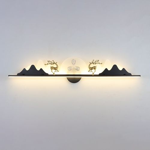 新款长条壁灯现代简约客厅装饰沙发背景墙灯餐厅卧室床头横款壁灯