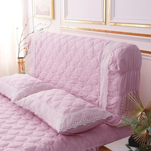 简约现代全包床头罩软包布艺床头套皮床防尘罩保护套弹力1.5m1.8m