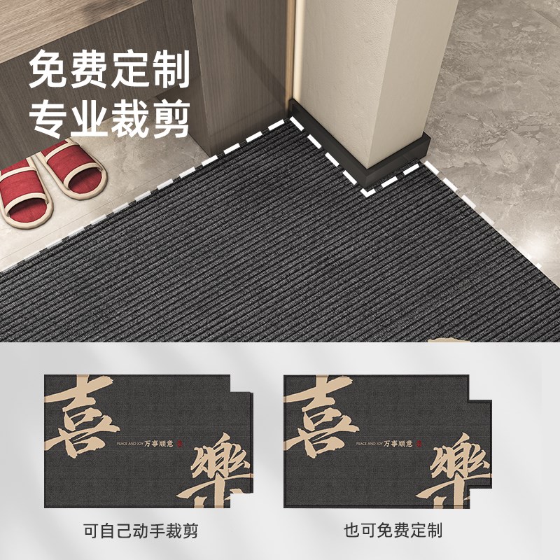 地垫入户门垫2024新款高级进门门口家用玄关地毯耐脏免洗防滑脚垫