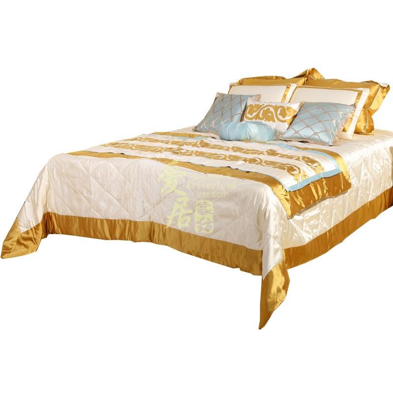 高档法式床上用品样板间展厅软装套装定制欧式样板房床品多件套装