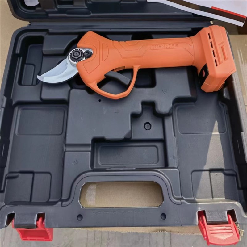 电动园林树枝剪h刀充电款果树修枝剪家用便携式锂电池粗枝剪刀厂