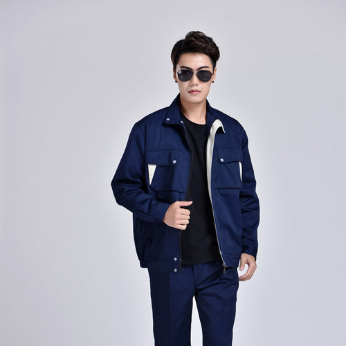 冬季工作服套装棉衣加厚加绒劳保服上装汽修服双层工装厂服工服