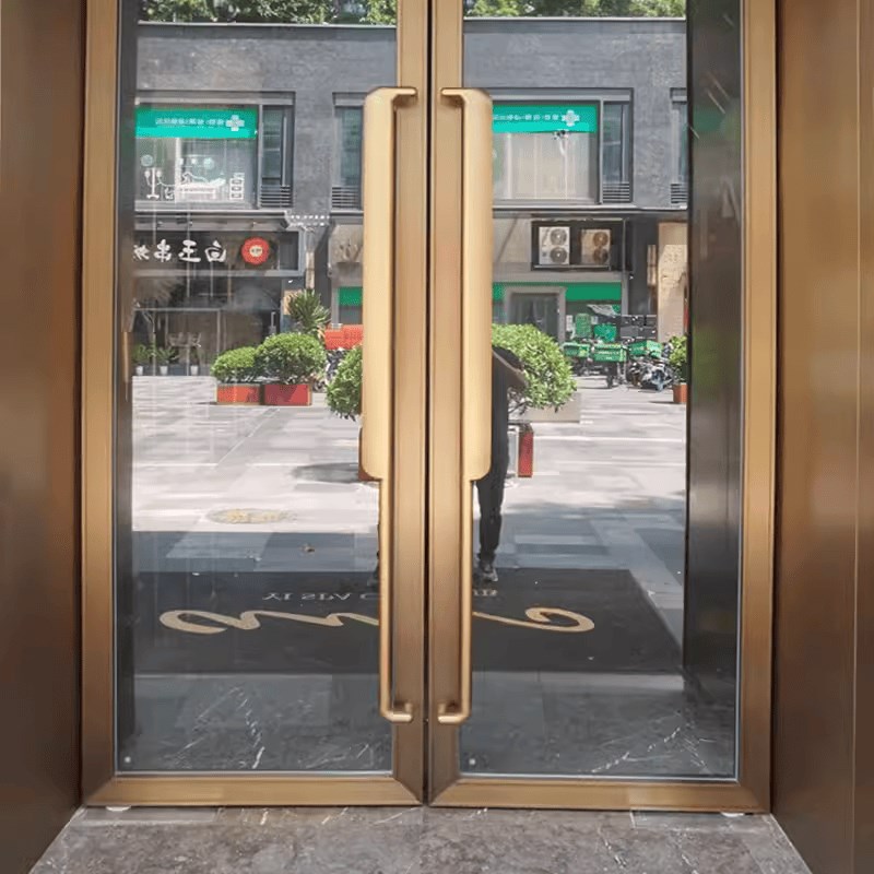 中式仿古祥云大门拉手现代豪华酒店玻璃门把手木门雕刻定制长扶手