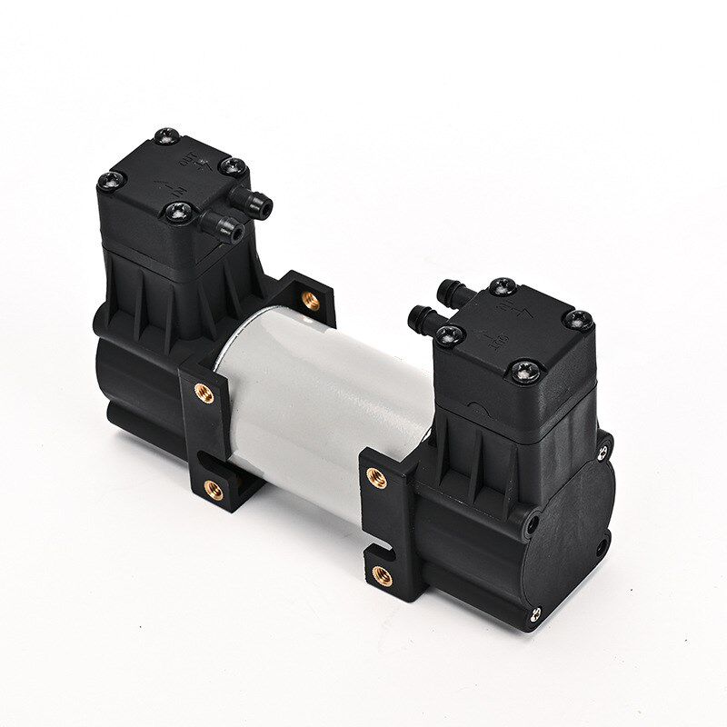 51-02PM2正负压电动隔膜抽气泵 12V直流膜片泵真空双头泵