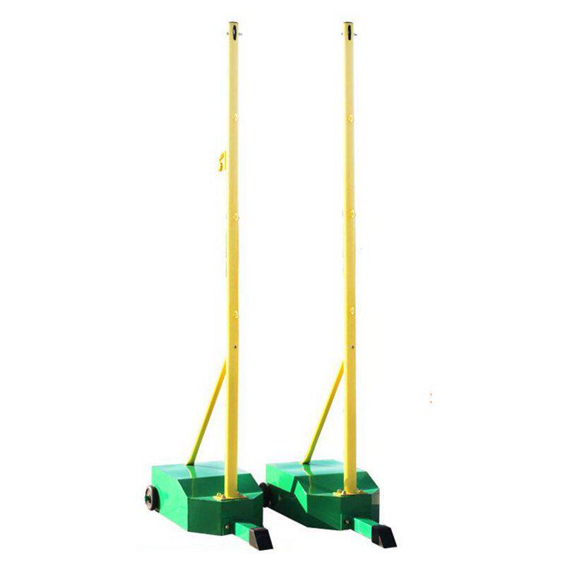 移动式羽毛球架子 标准羽毛球柱子便携式羽毛球网架可拆解 送网子