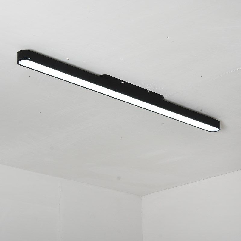 个性直尺灯长条形led吸顶灯办公室灯现代简约阳台书房灯铝材灯具
