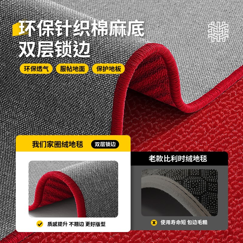 入户门地垫进门门垫脚垫家用防滑玄关结婚红色布置高级感喜庆垫子