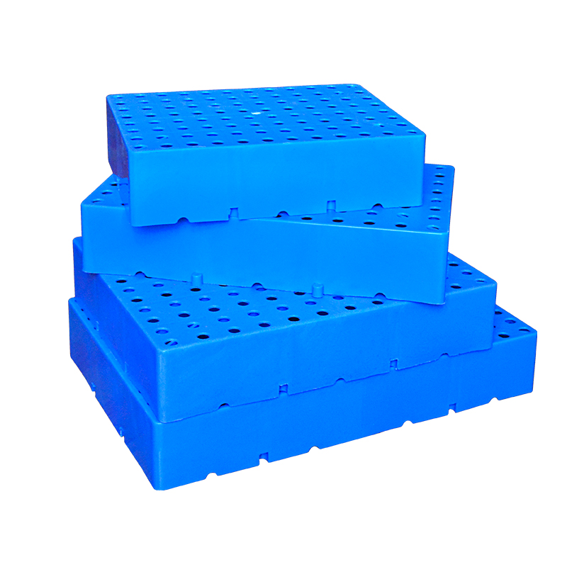 超市塑料小托盘堆货物流地堆堆高机仓库防潮垫板平板栈板货架物料