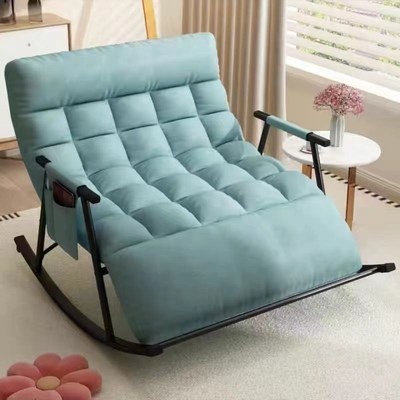 双人摇椅加大加宽调节休闲成人阳台懒人沙发科技客厅布料摇摇躺椅