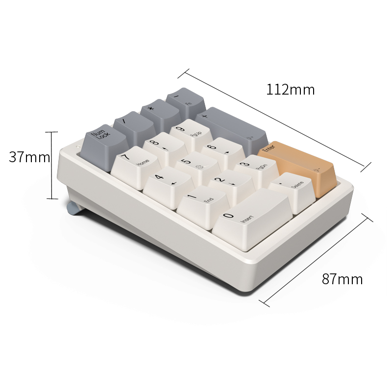 笔记本外接迷你小键盘有线收银财务会计专用青轴红轴机械数字键盘