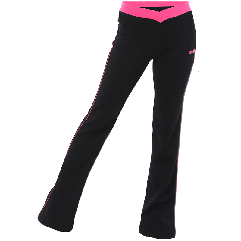 春夏弹力显瘦舞蹈裤练功裤广场舞微喇裤女长裤透气跳舞健美操裤