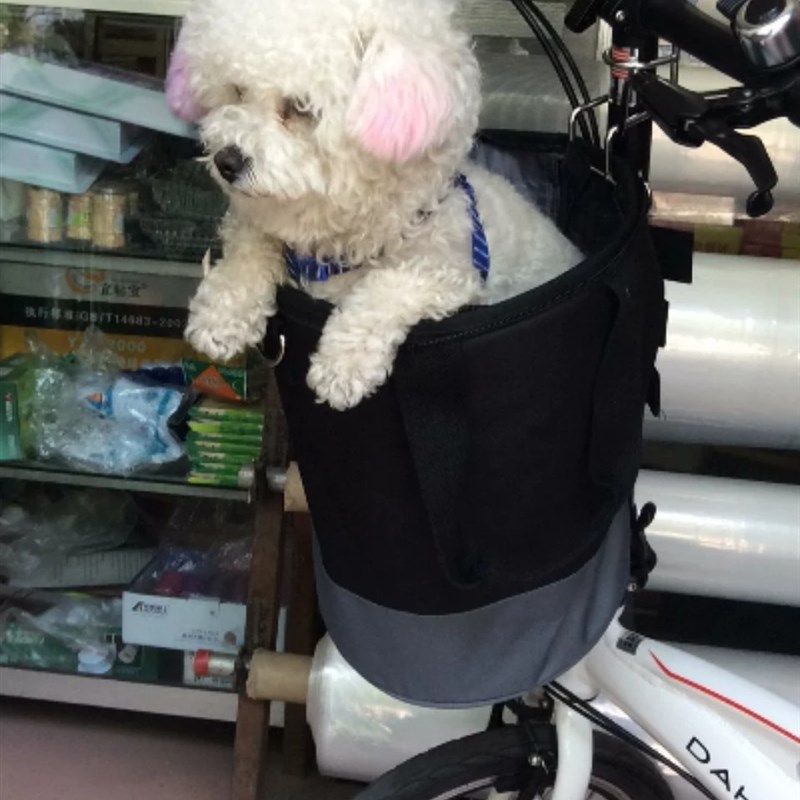 折叠自行车前车筐车篮带狗宠物便携快拆结实帆布电动车车筐前车包,自行车/骑行装备/零配件,车篮/车筐,淘宝优惠券,粉丝福利购,淘宝优惠卷