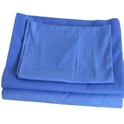 宿舍学生蓝色三件套蓝色被套纯蓝色单人被罩上下铺床单被套三件套